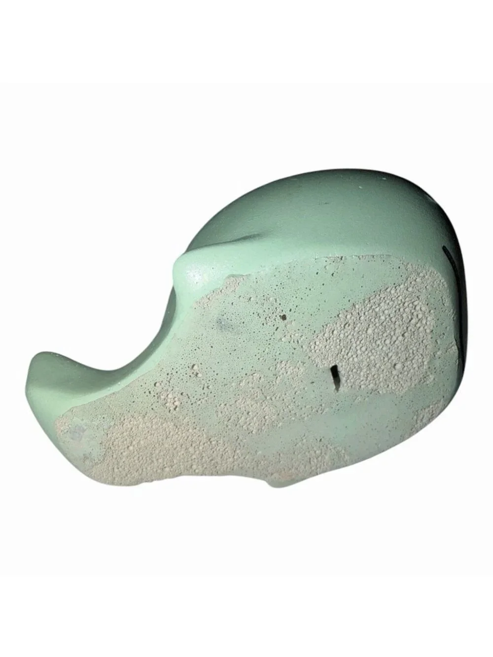 Lt Green Whale Pottery Ceramic Vintage Small Friendly Whale Planter Succulent